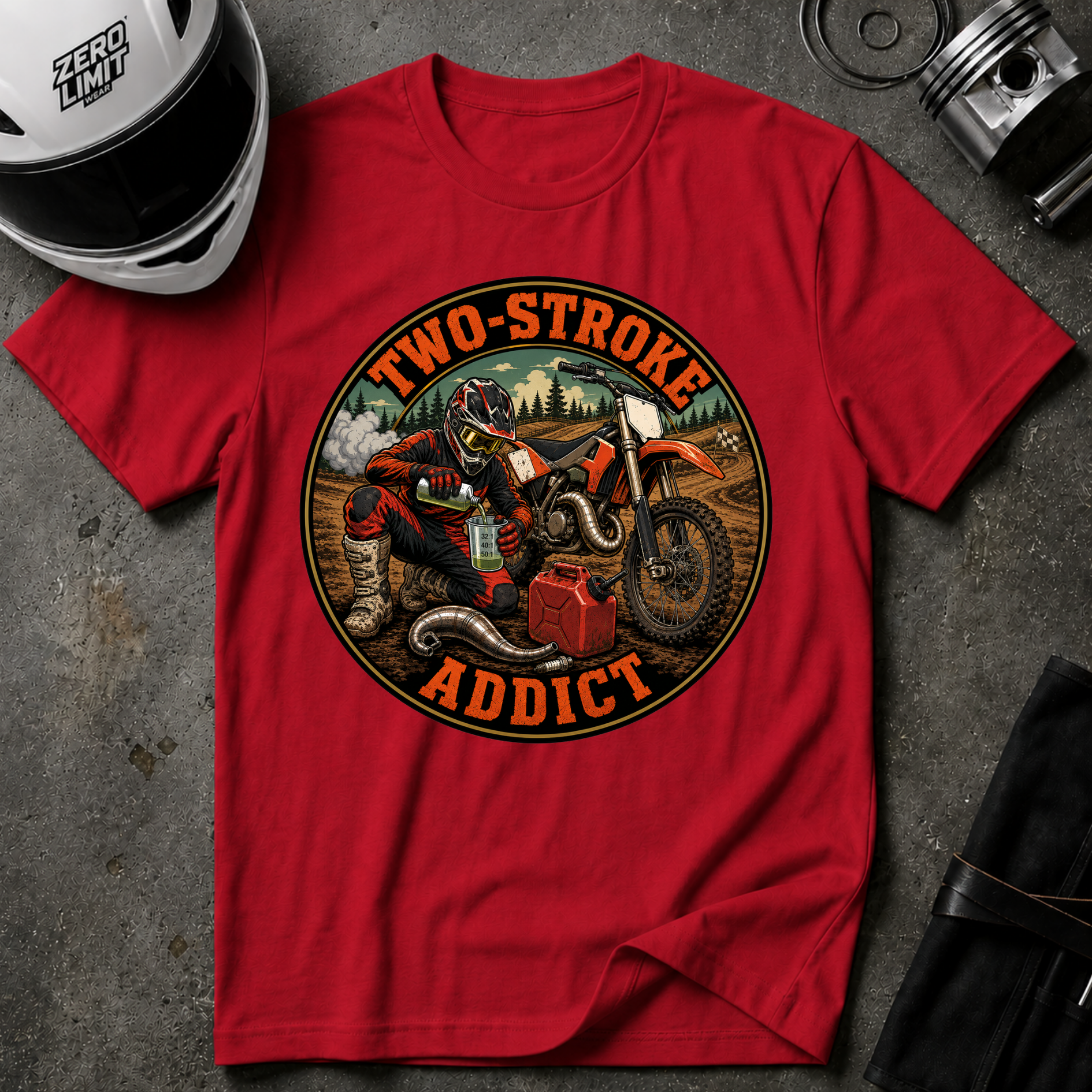 2 STROKE ADDICT T-SHIRT