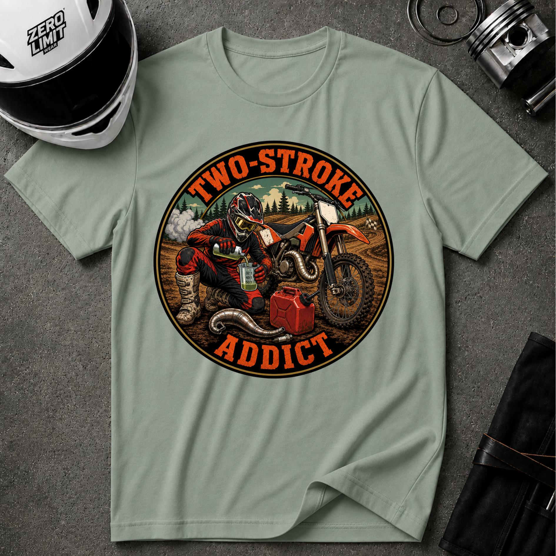 2 STROKE ADDICT T-SHIRT