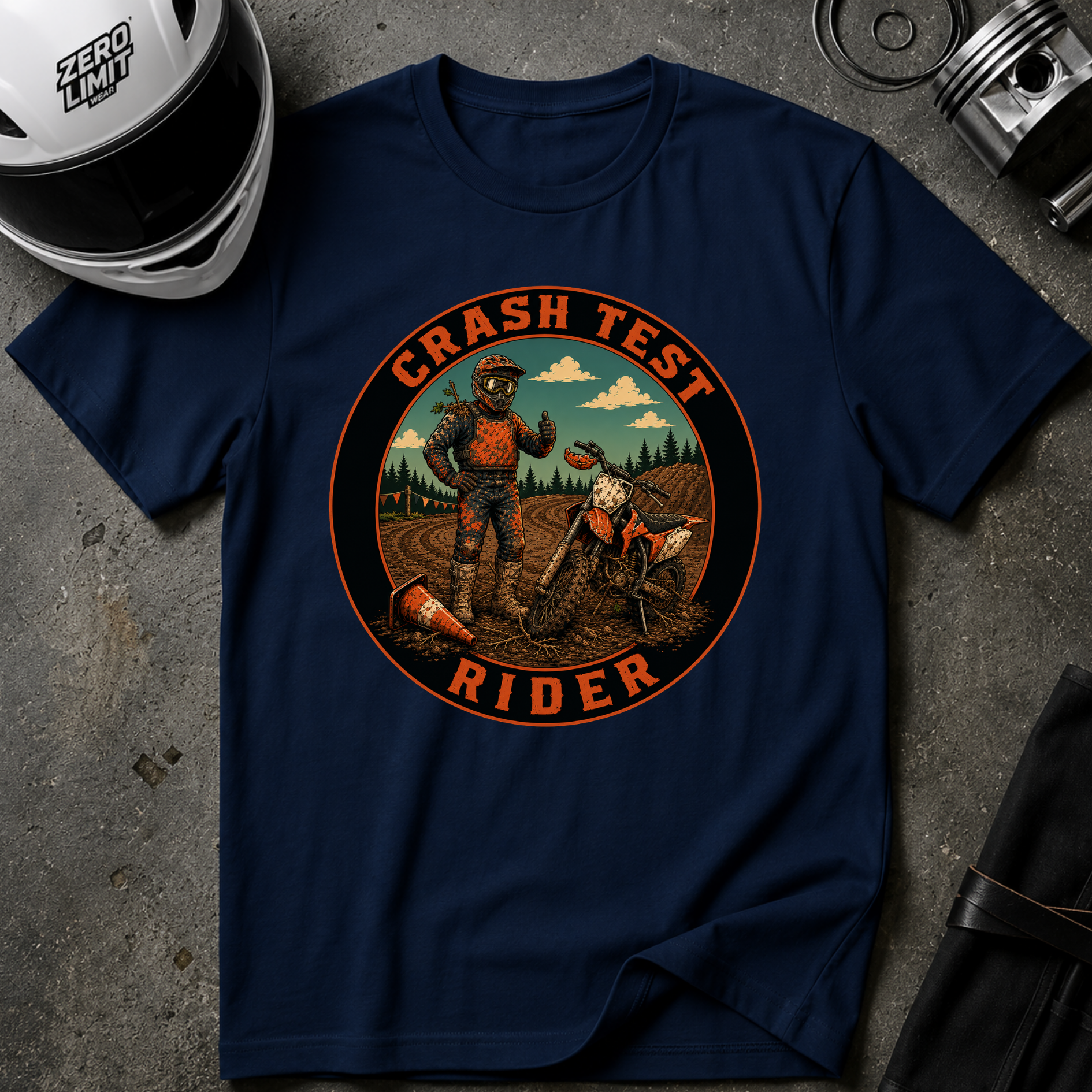 CRASH TEST RIDER T-SHIRT