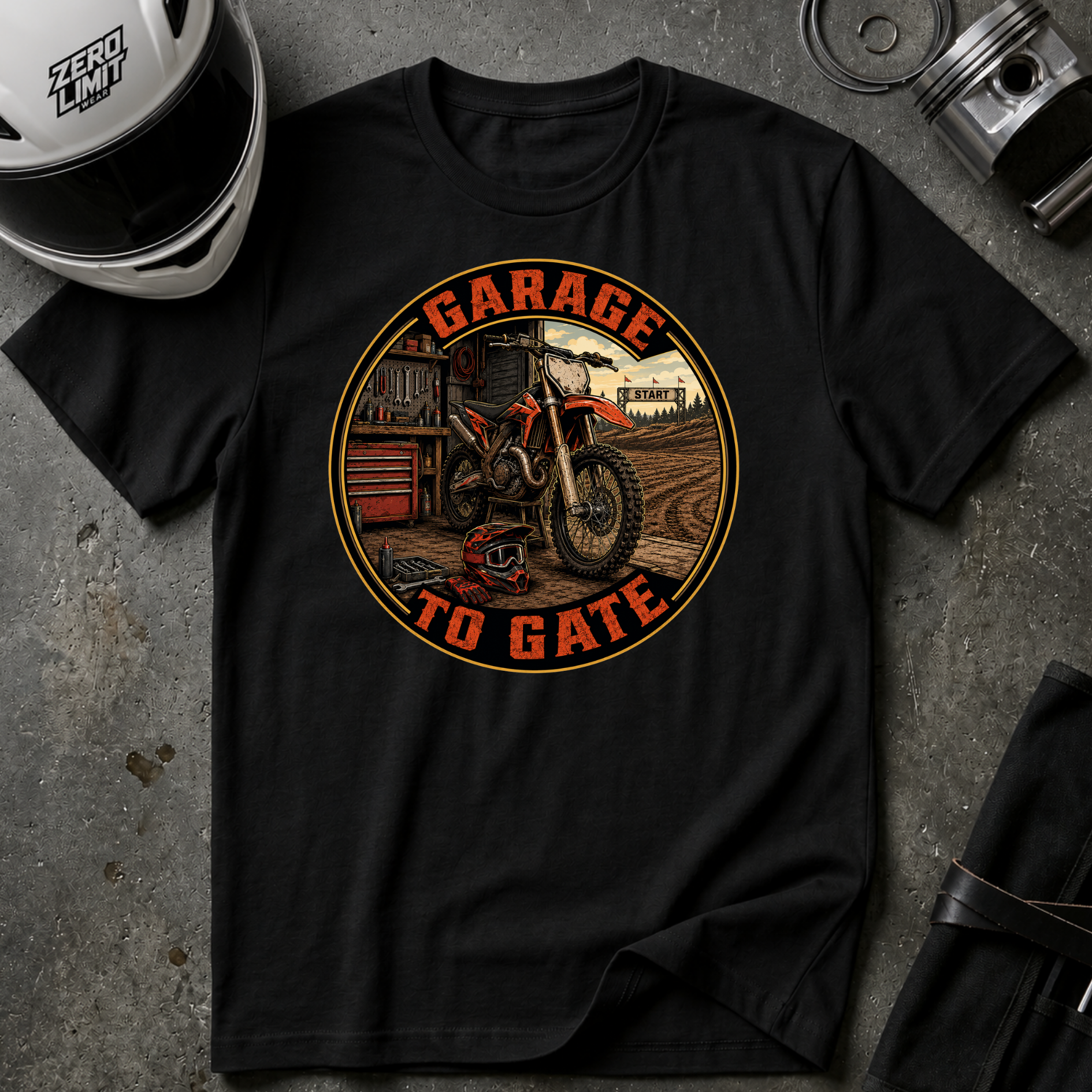 GARAGE TO GATE T-SHIRT
