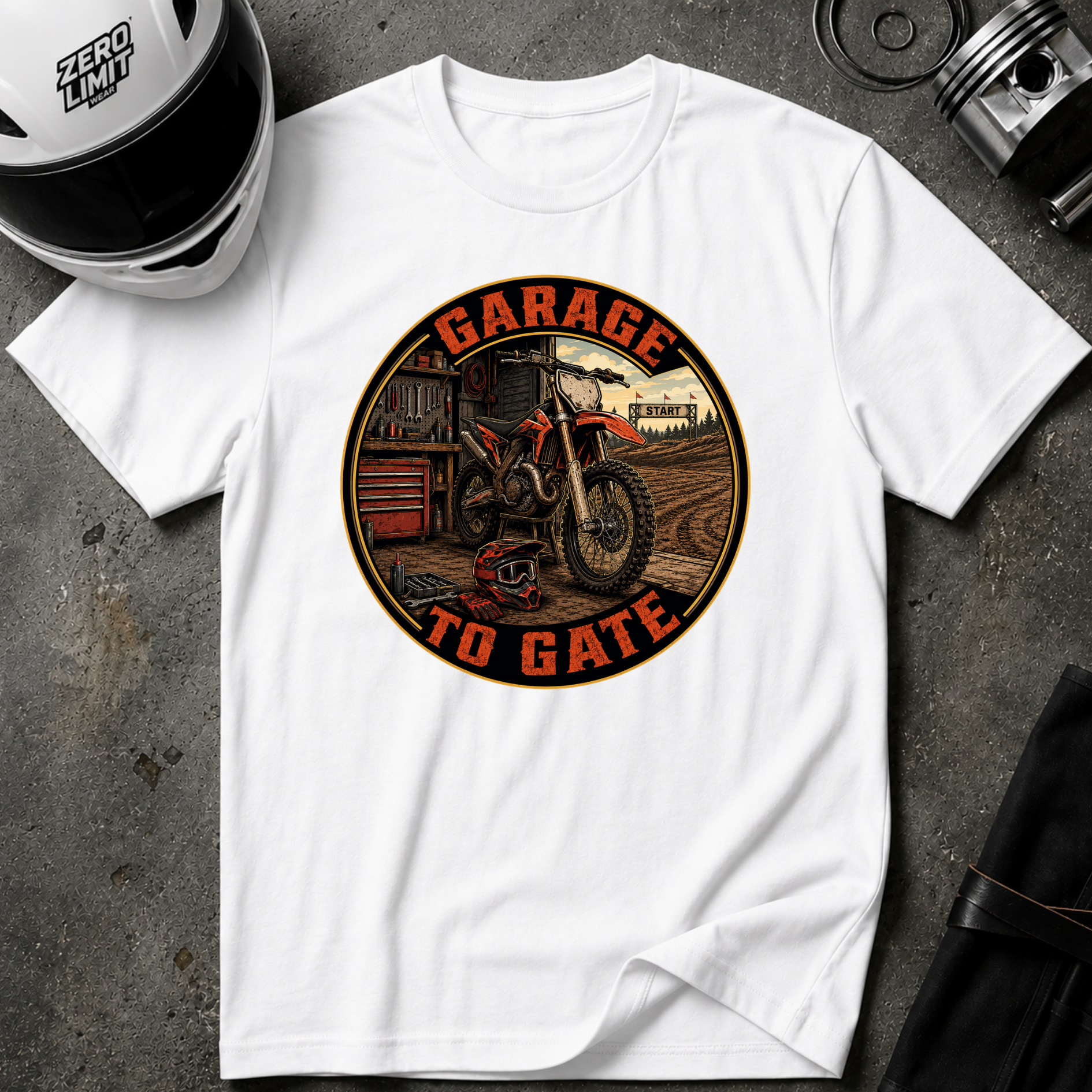 GARAGE TO GATE T-SHIRT
