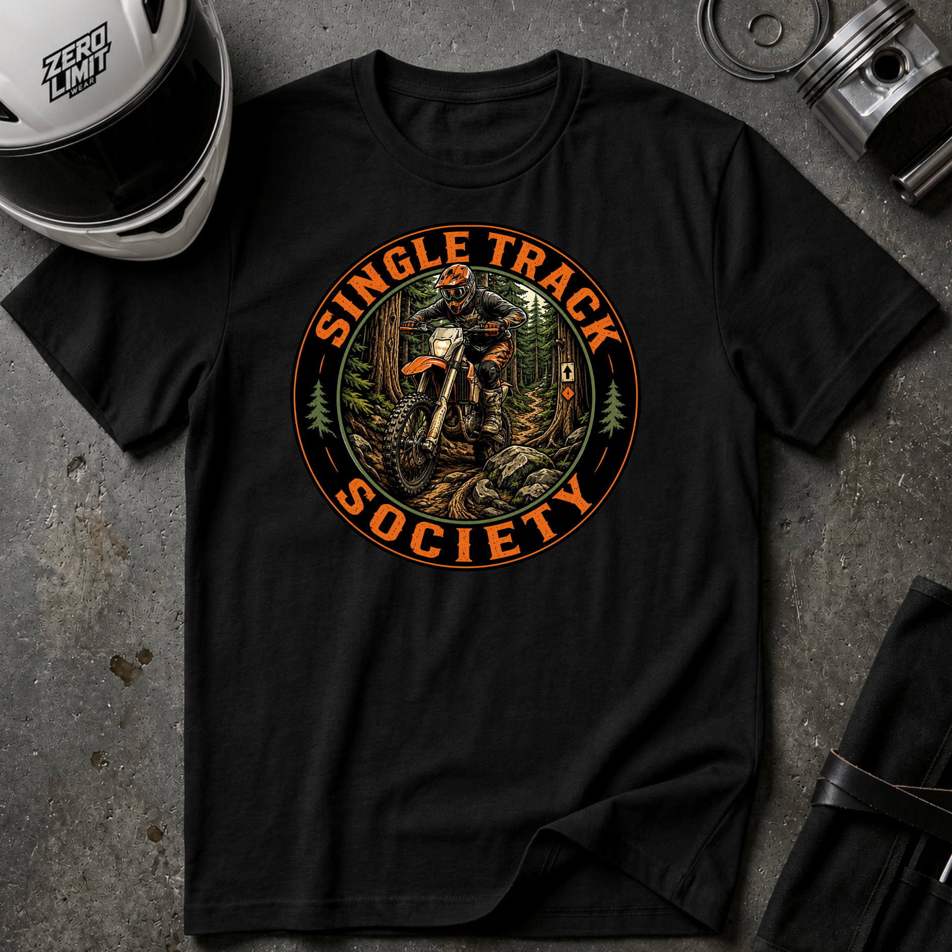 SINGLE TRACK SOCIETY T-SHIRT