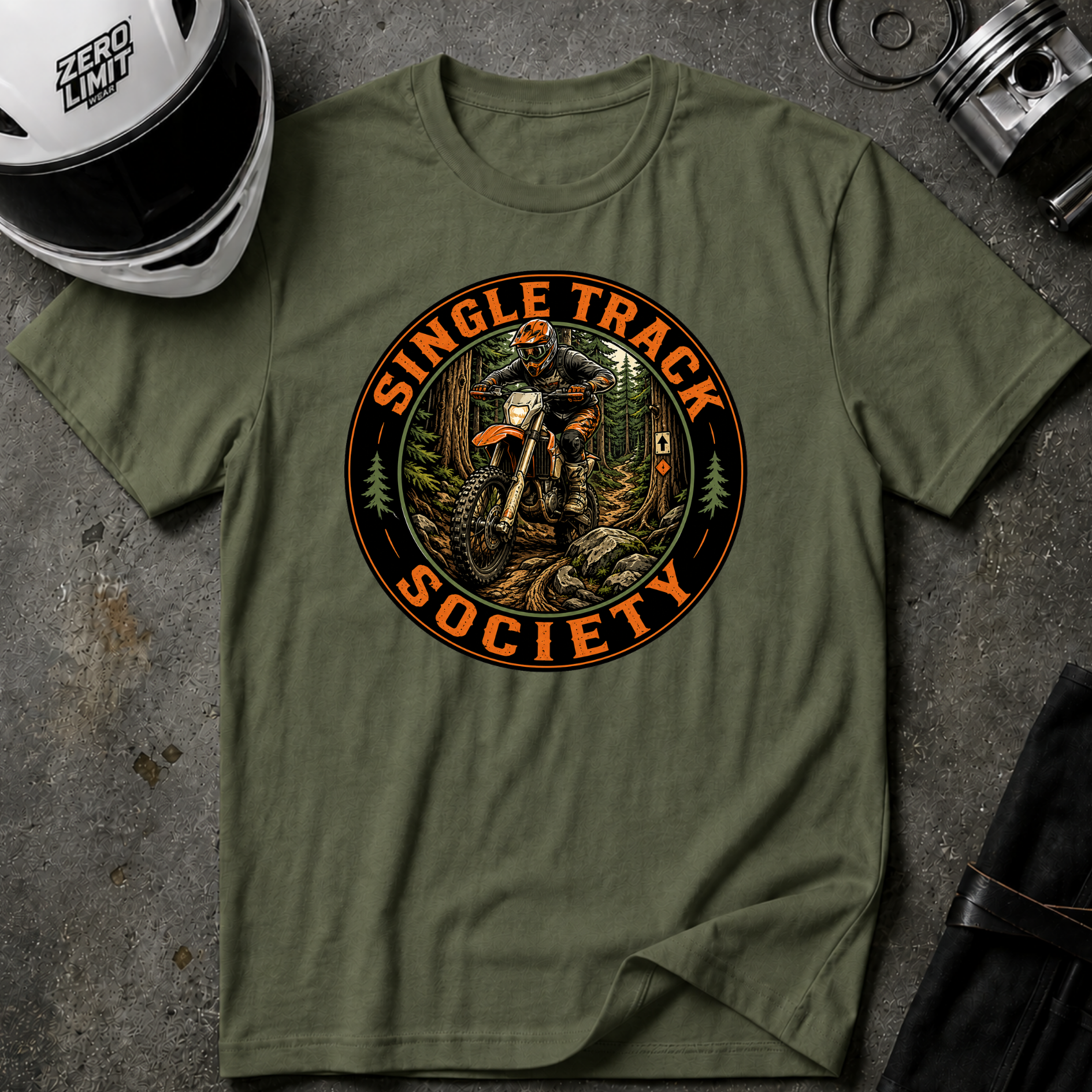SINGLE TRACK SOCIETY T-SHIRT