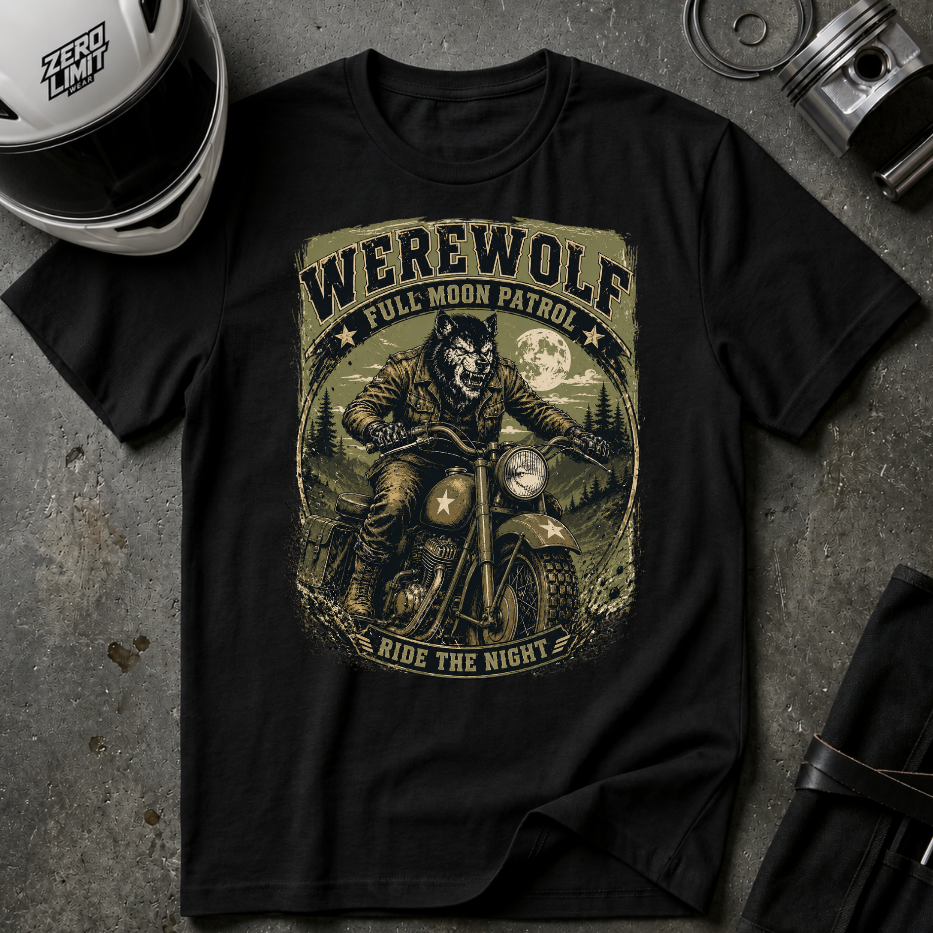 FULL MOON PATROL T-SHIRT