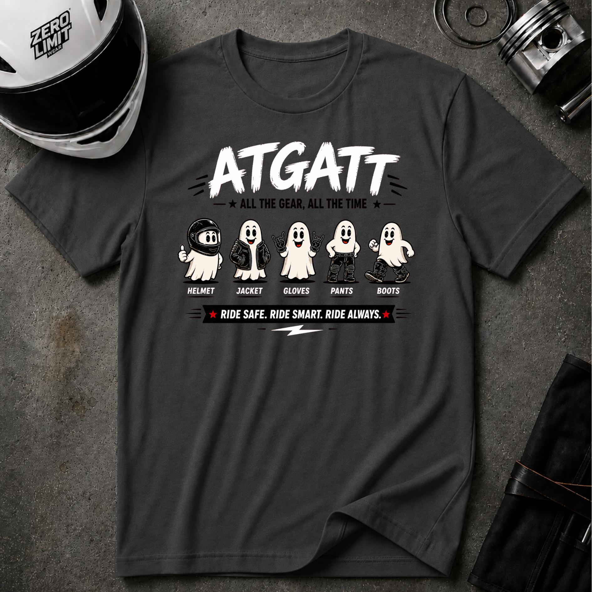 ATGATT GHOST T-SHIRT