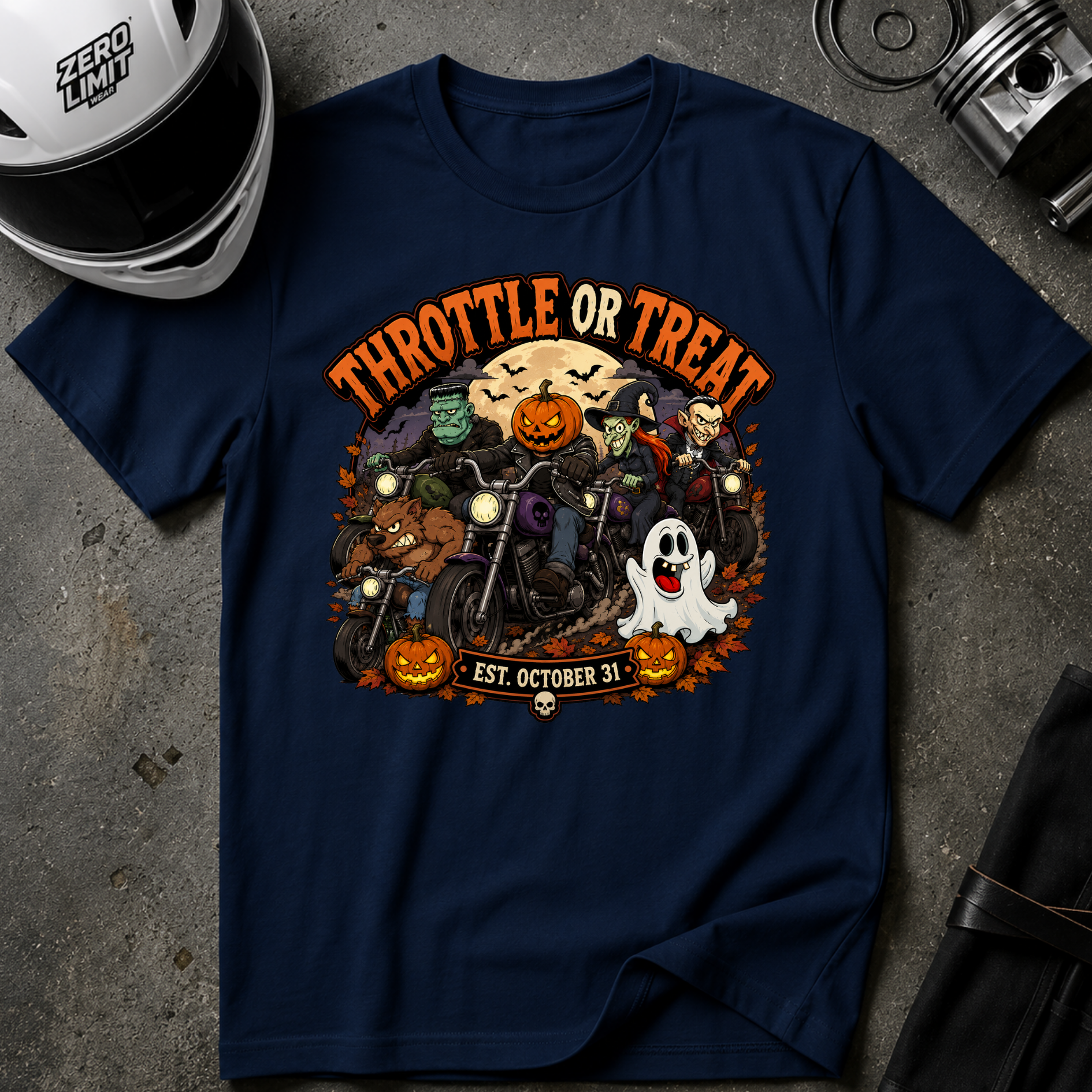 THROTTLE OR TREAT T-SHIRT