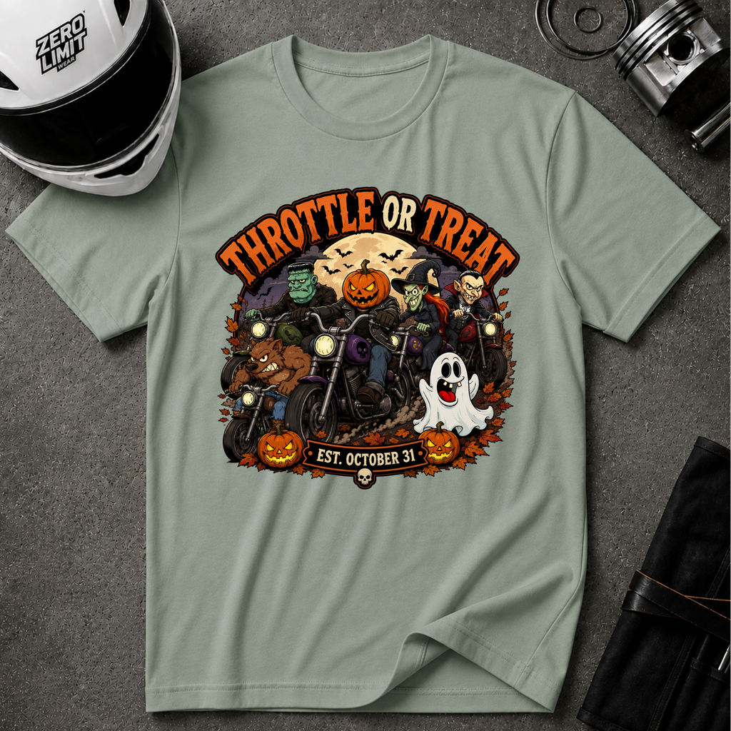 THROTTLE OR TREAT T-SHIRT