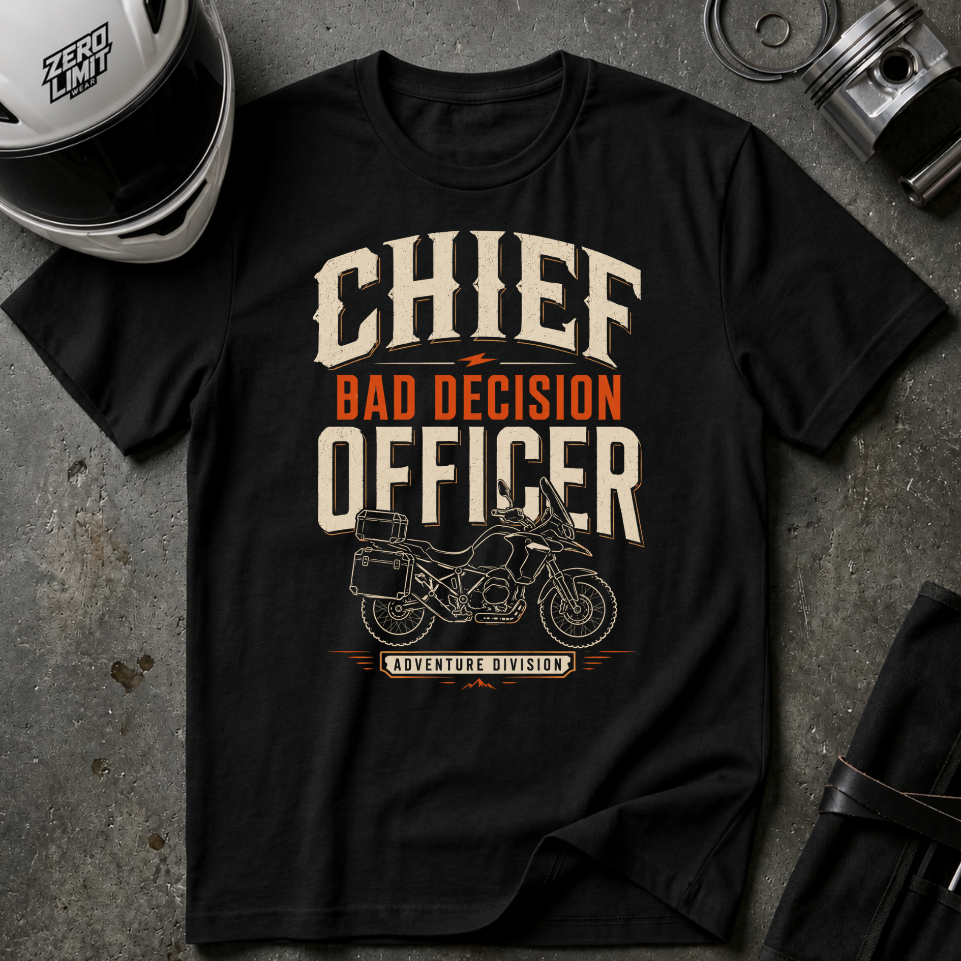 CHIEF BAD DECISION OFFICER T-SHIRT