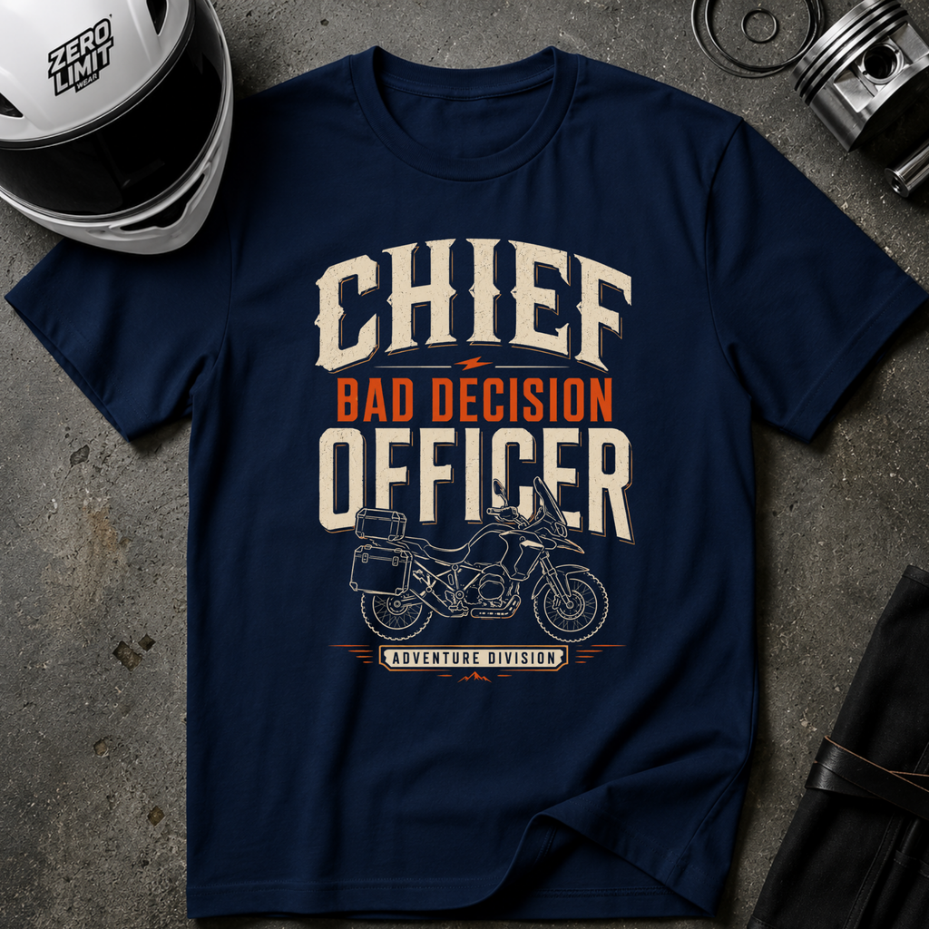CHIEF BAD DECISION OFFICER T-SHIRT