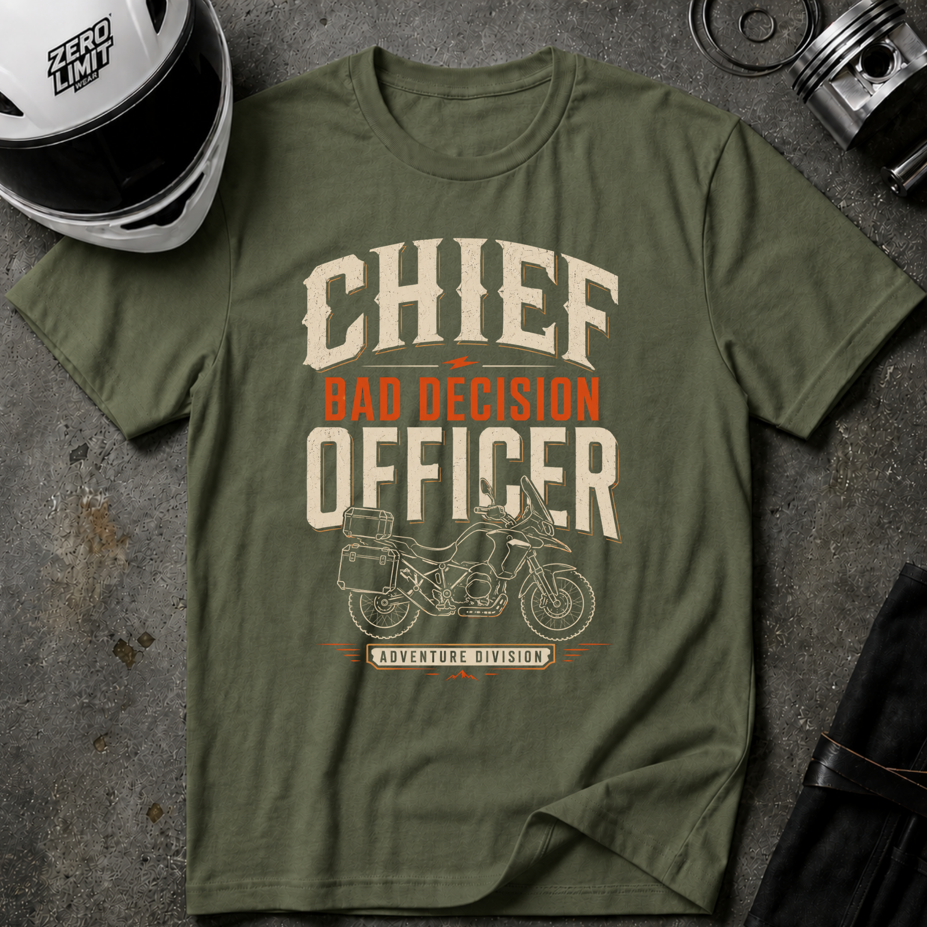 CHIEF BAD DECISION OFFICER T-SHIRT