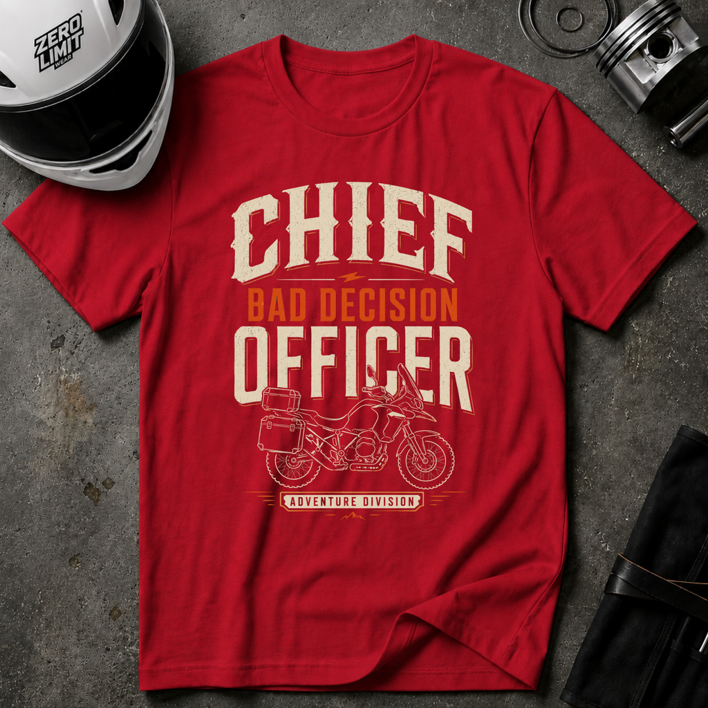 CHIEF BAD DECISION OFFICER T-SHIRT