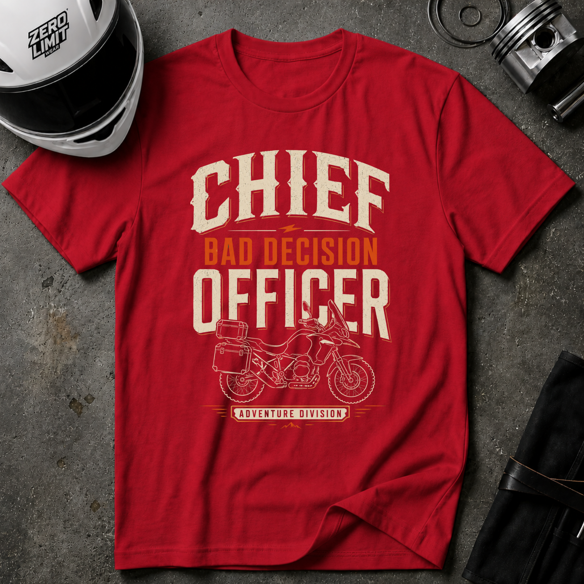 CHIEF BAD DECISION OFFICER T-SHIRT