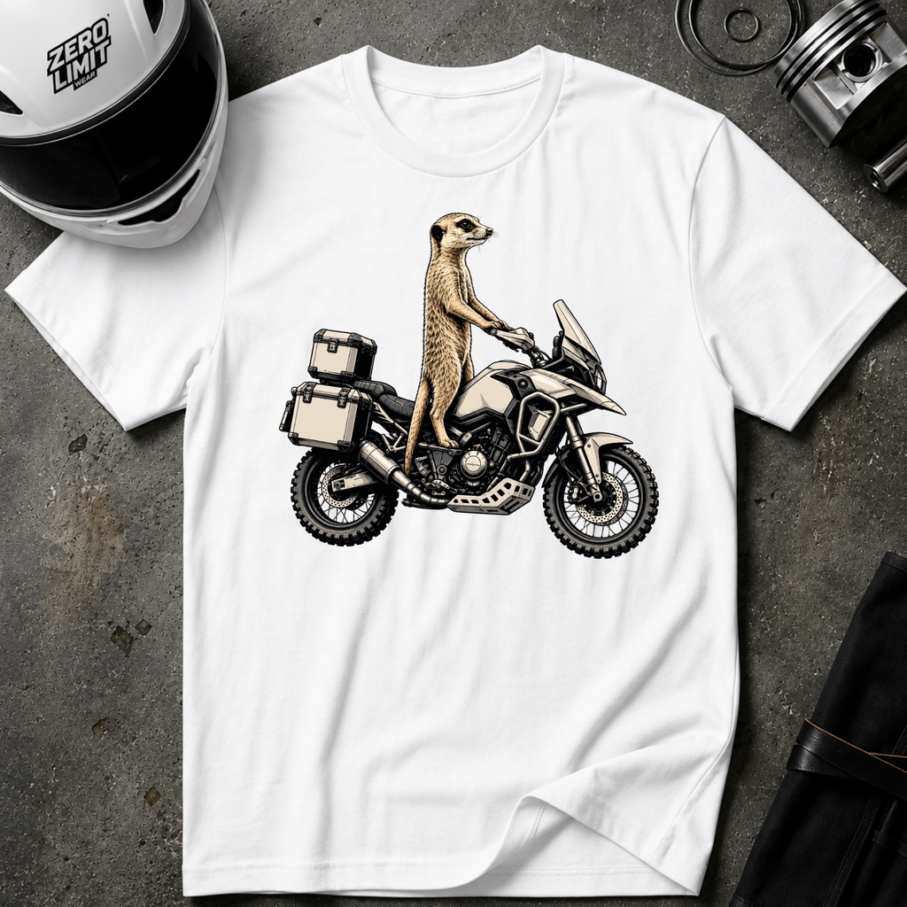 MEERKAT RIDING T-SHIRT