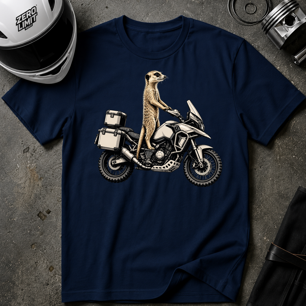 MEERKAT RIDING T-SHIRT