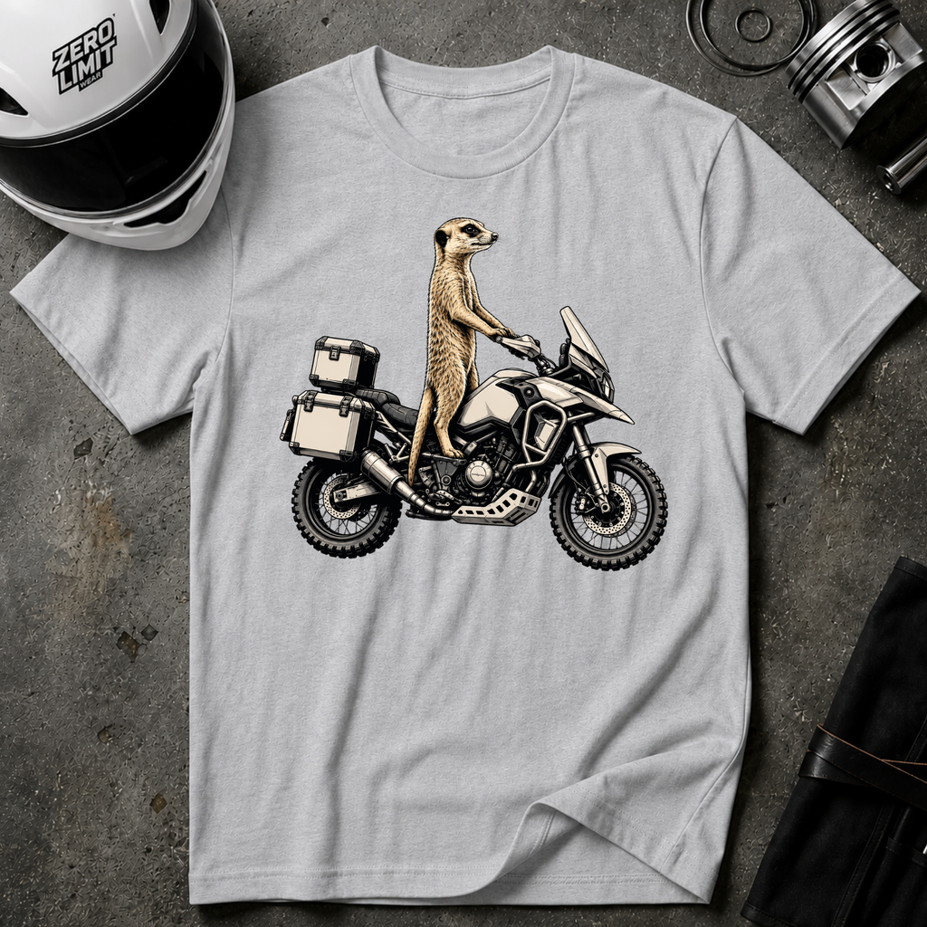 MEERKAT RIDING T-SHIRT