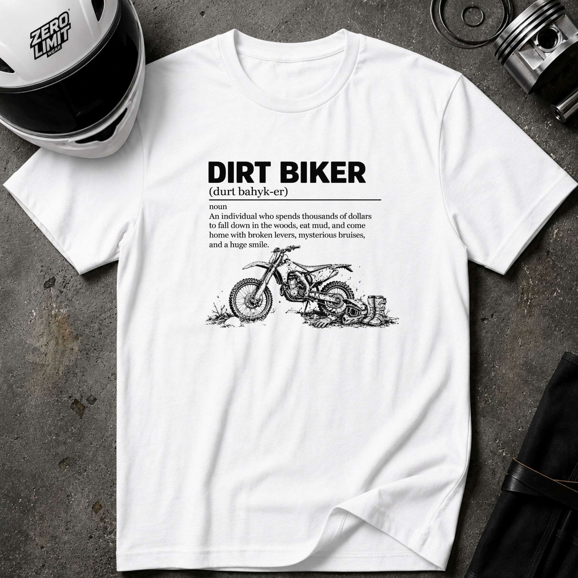 DIRT BIKER T-SHIRT
