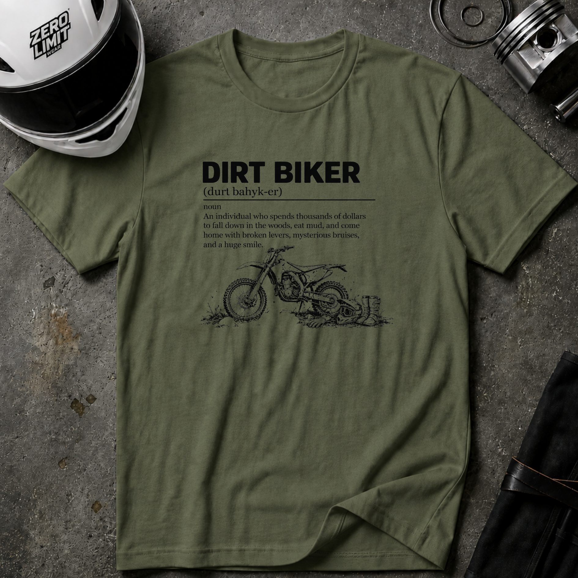 DIRT BIKER T-SHIRT