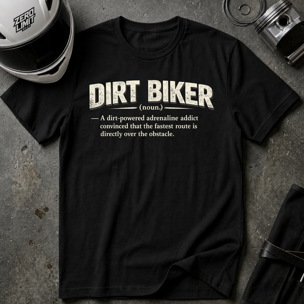 TO BE A DIRT BIKER T-SHIRT