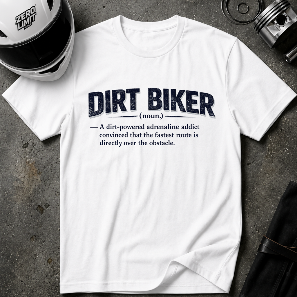 TO BE A DIRT BIKER T-SHIRT