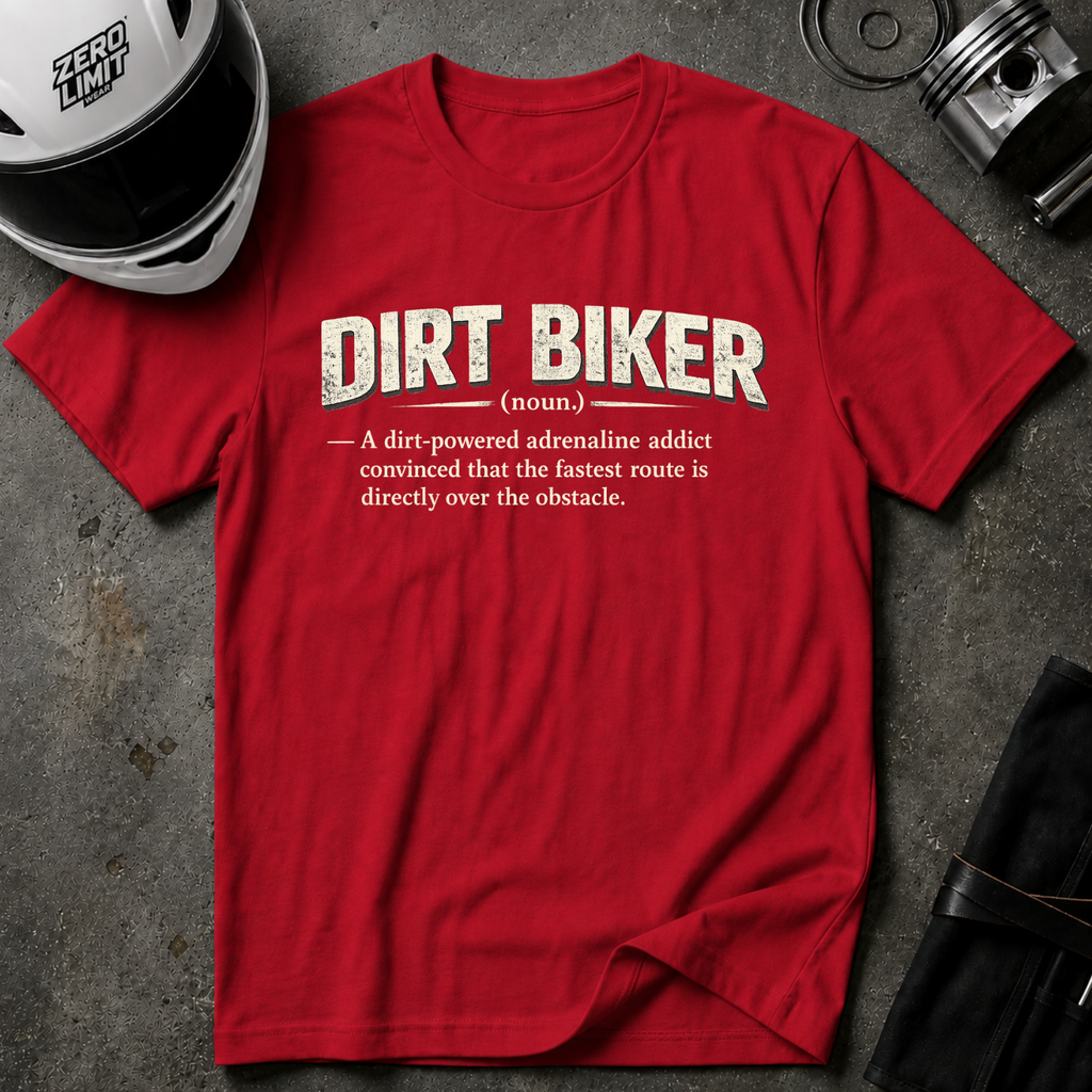 TO BE A DIRT BIKER T-SHIRT