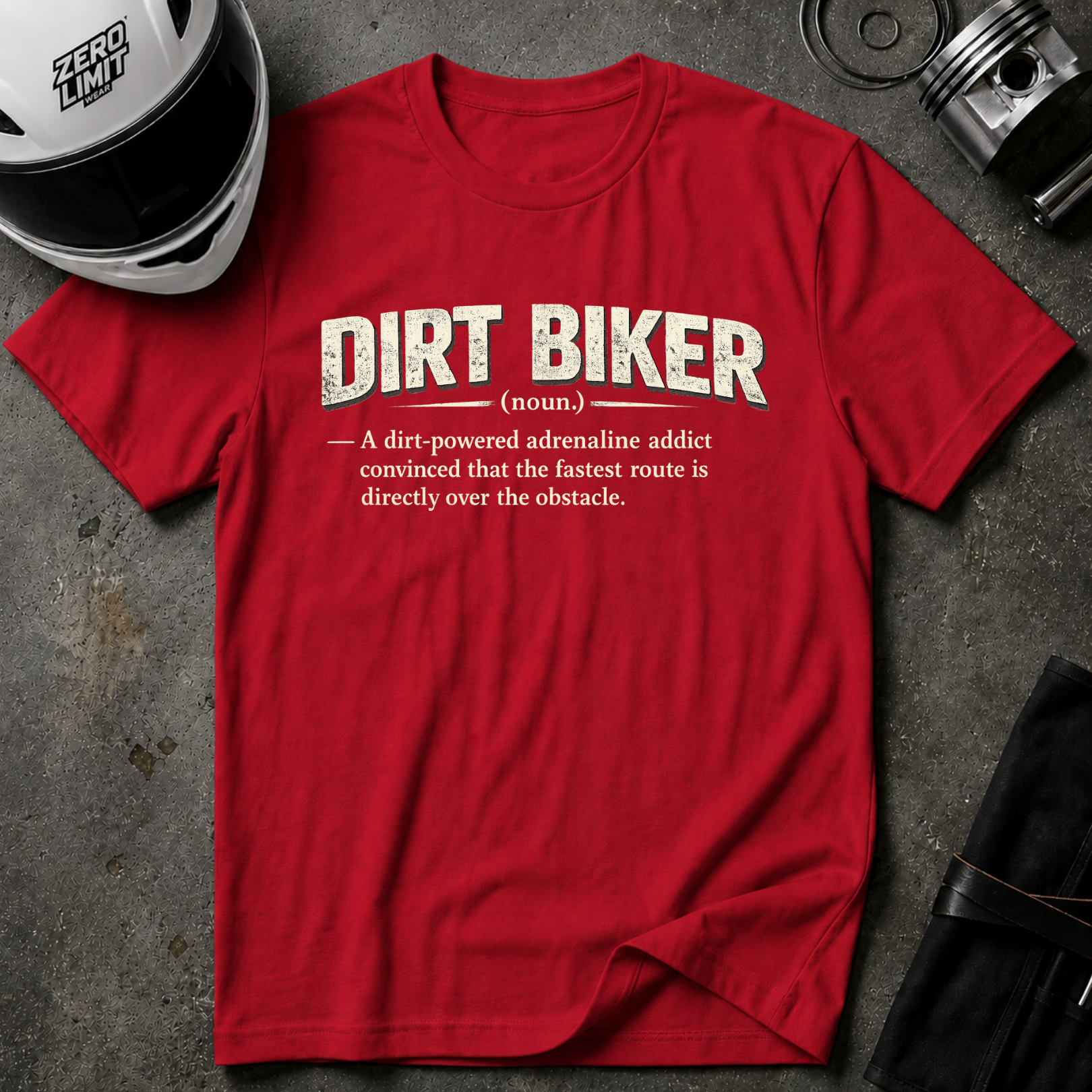TO BE A DIRT BIKER T-SHIRT