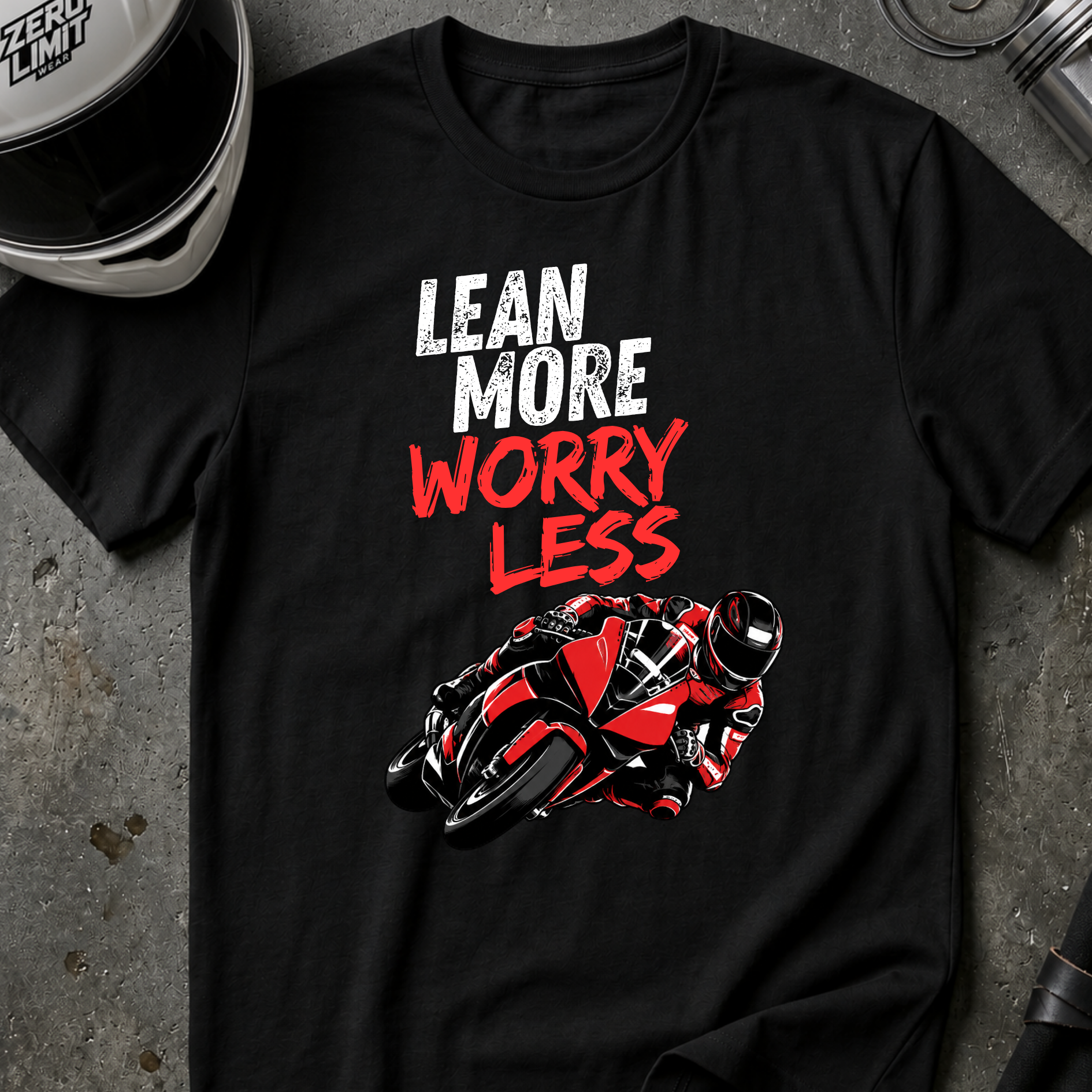 LEAN MORE WORRY LESS T-SHIRT