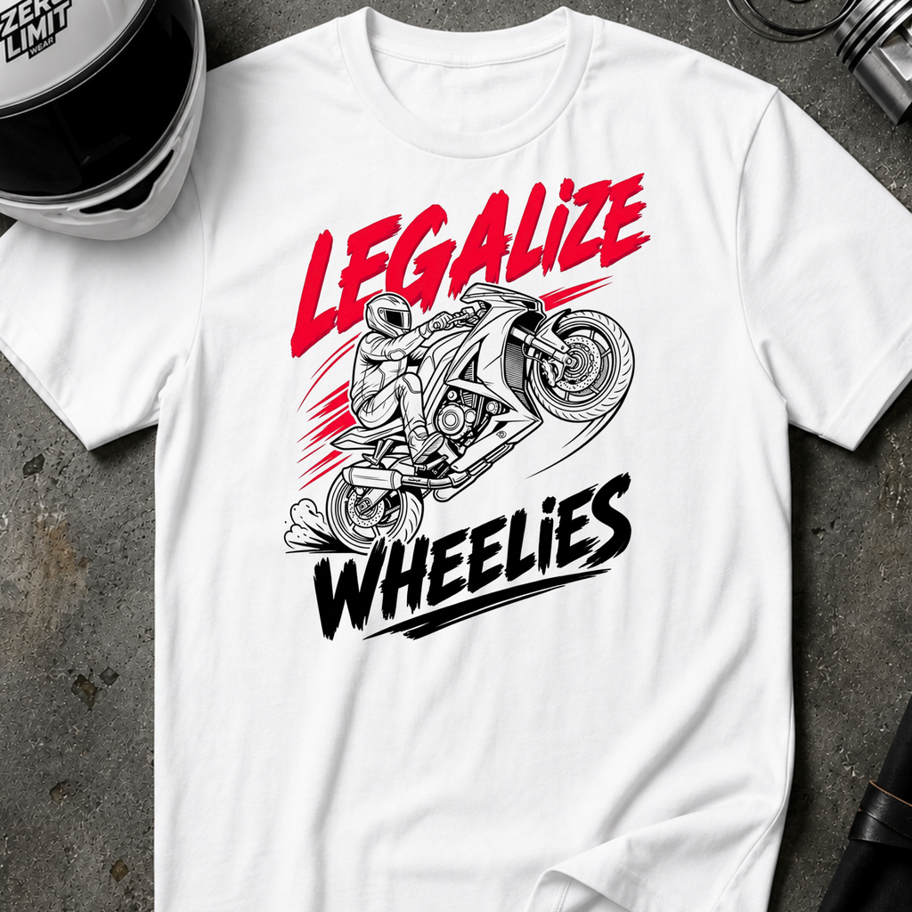 LEGALIZE WHEELIES T-SHIRT