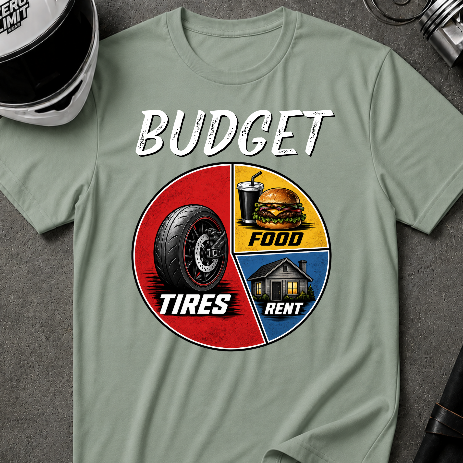 TRACK BUDGET T-SHIRT
