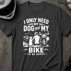 DOG AND MY BIKE T-SHIRT