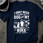 DOG AND MY BIKE T-SHIRT