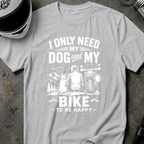 DOG AND MY BIKE T-SHIRT
