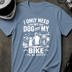 DOG AND MY BIKE T-SHIRT
