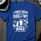 DOG AND MY BIKE T-SHIRT