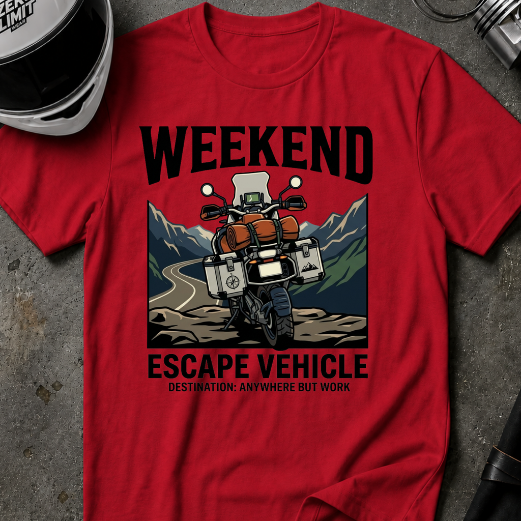 WEEKEND ESCAPE VEHICLE T-SHIRT