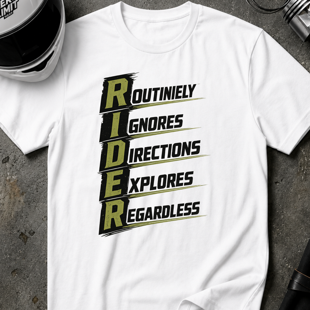 RIDER BY DEFINITION T-SHIRT