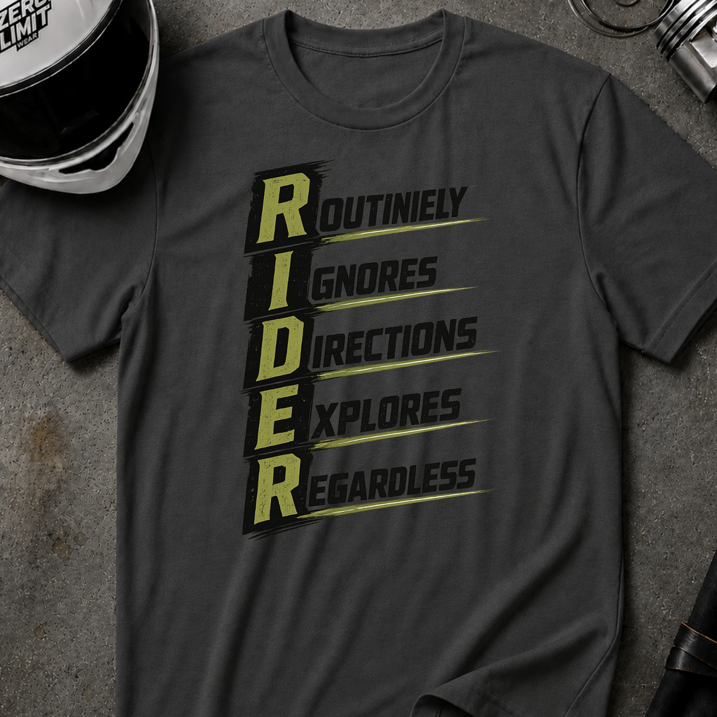 RIDER BY DEFINITION T-SHIRT