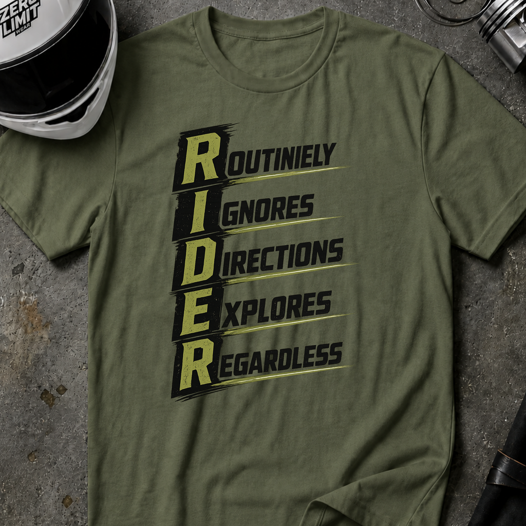 RIDER BY DEFINITION T-SHIRT