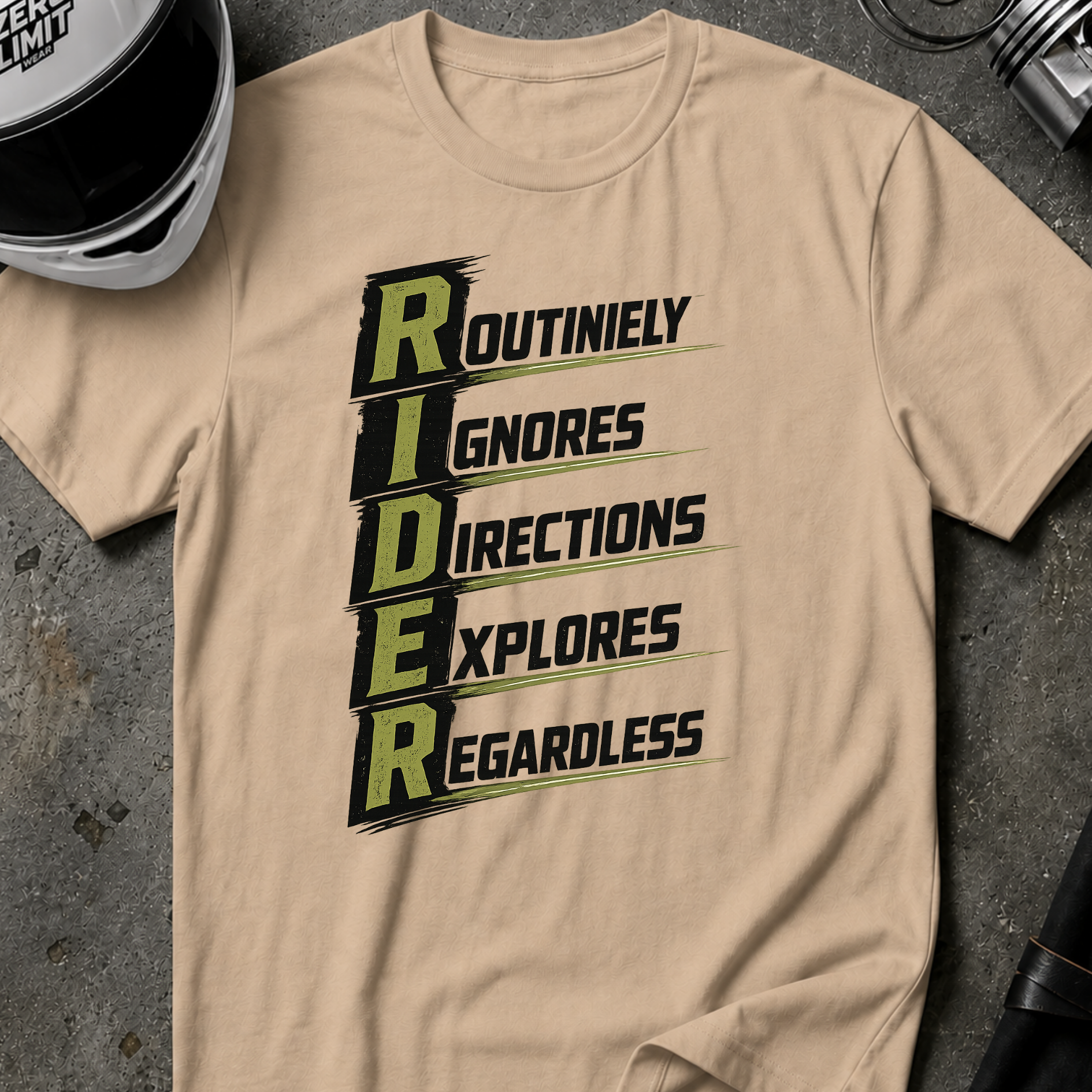 RIDER BY DEFINITION T-SHIRT