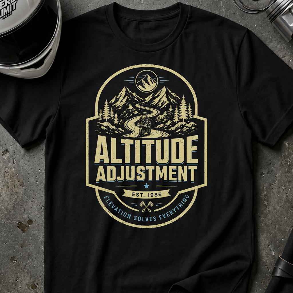 ALTITUDE ADJUSMENTS T-SHIRT