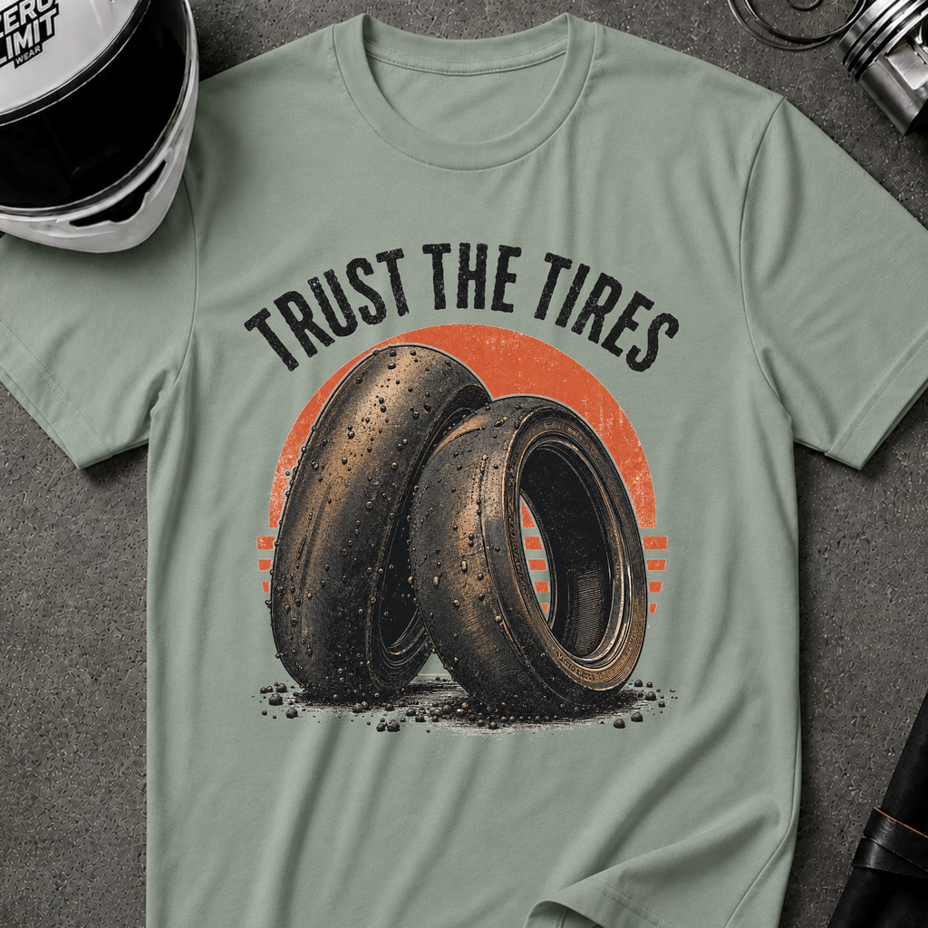 TRUST THE TIRES T-SHIRT