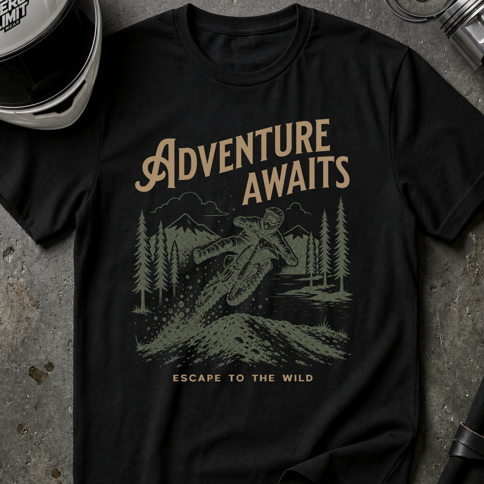 ADVENTURE AWAITS T-SHIRT
