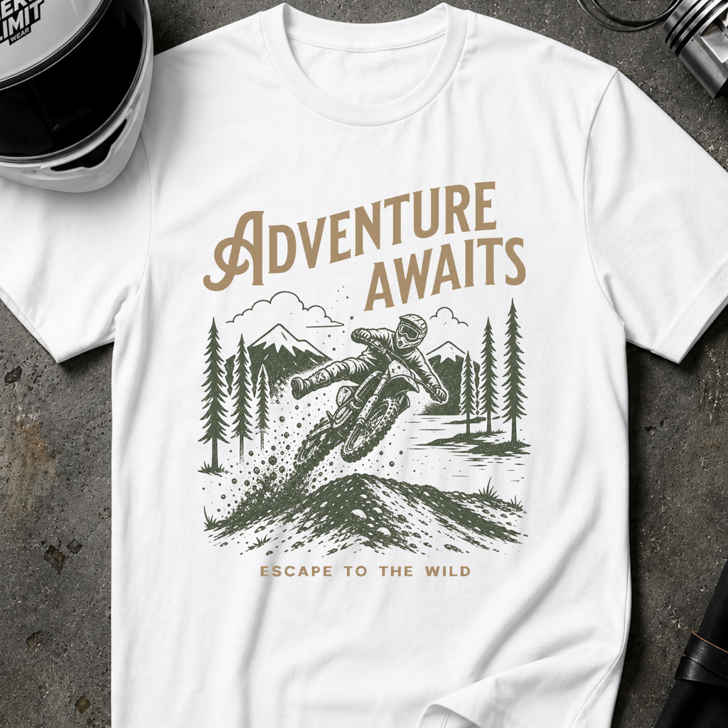 ADVENTURE AWAITS T-SHIRT