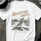 ADVENTURE AWAITS T-SHIRT