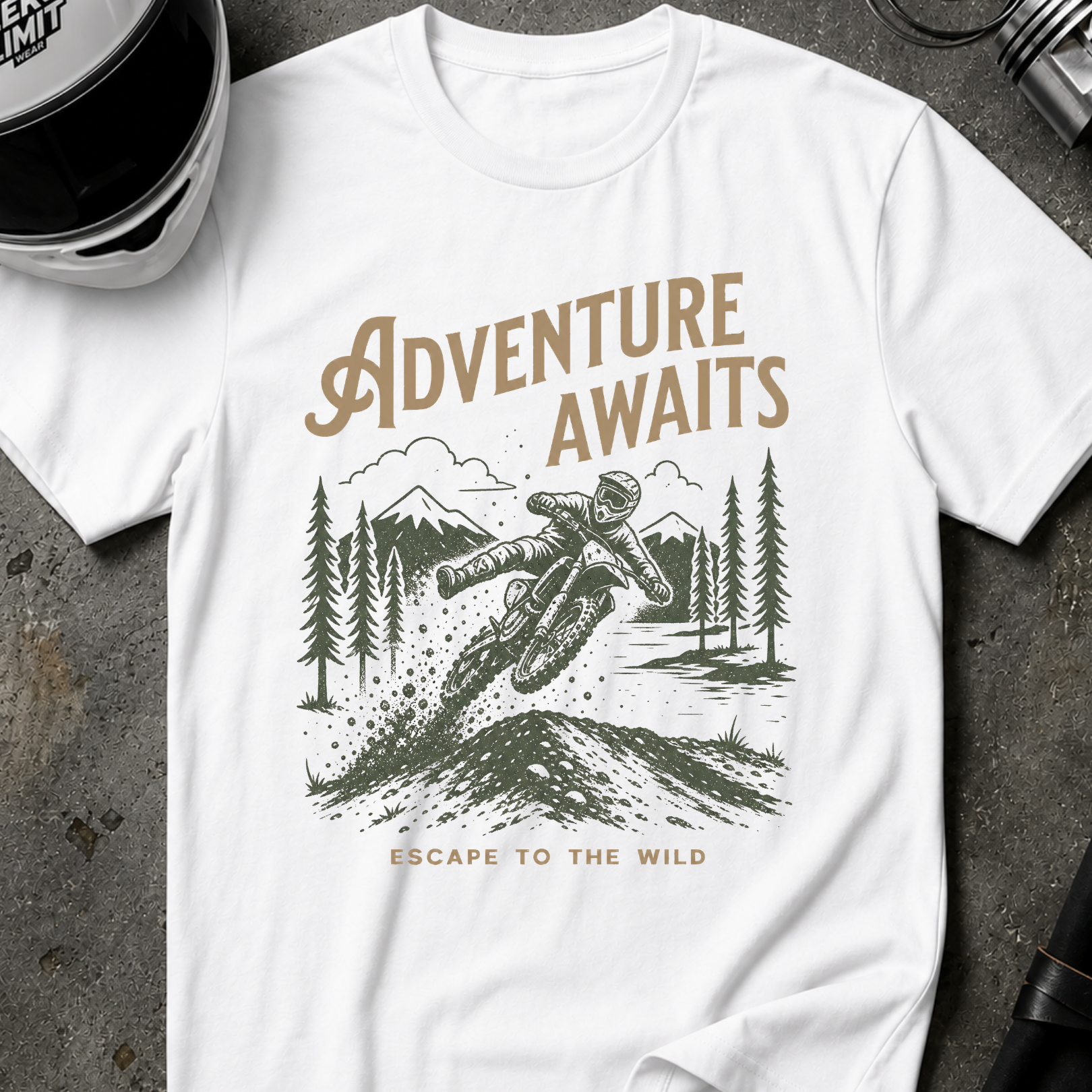 ADVENTURE AWAITS T-SHIRT