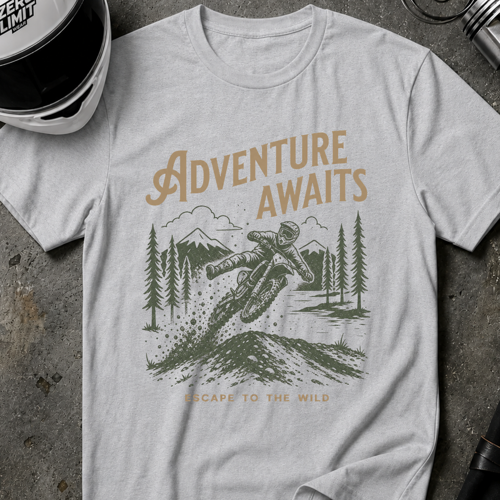 ADVENTURE AWAITS T-SHIRT
