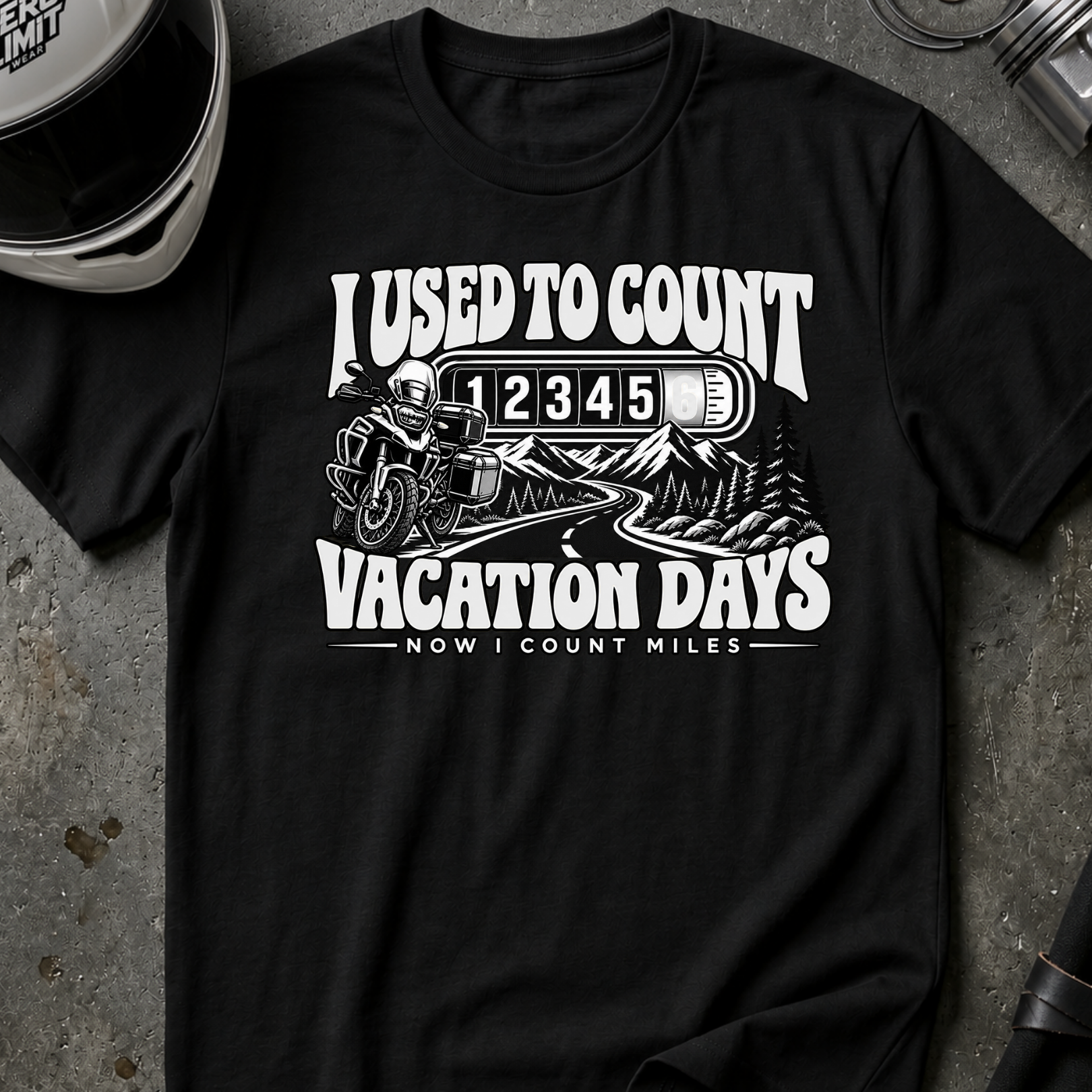 USED TO COUNT PTO T-SHIRT