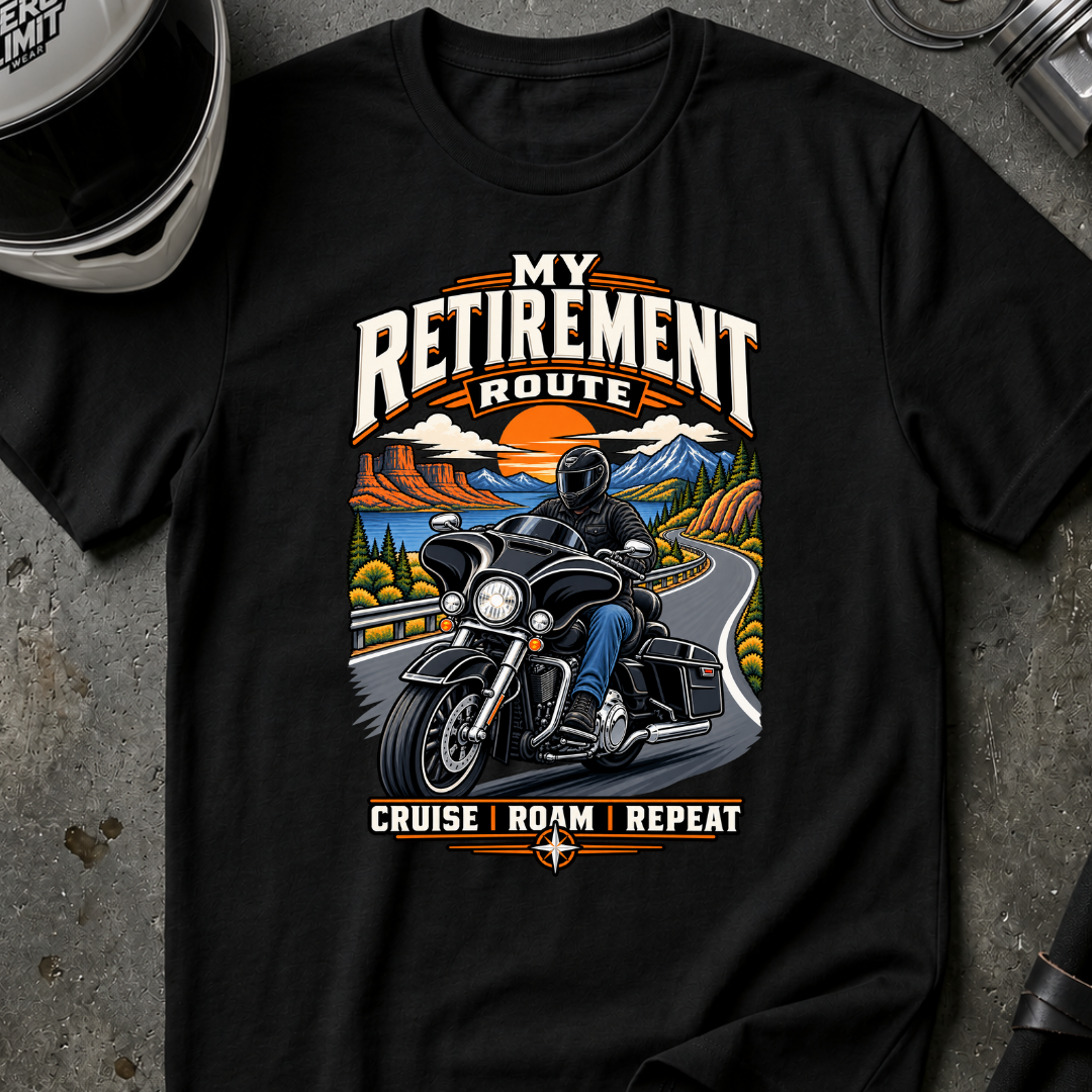 RETIREMENT ROUTE T-SHIRT