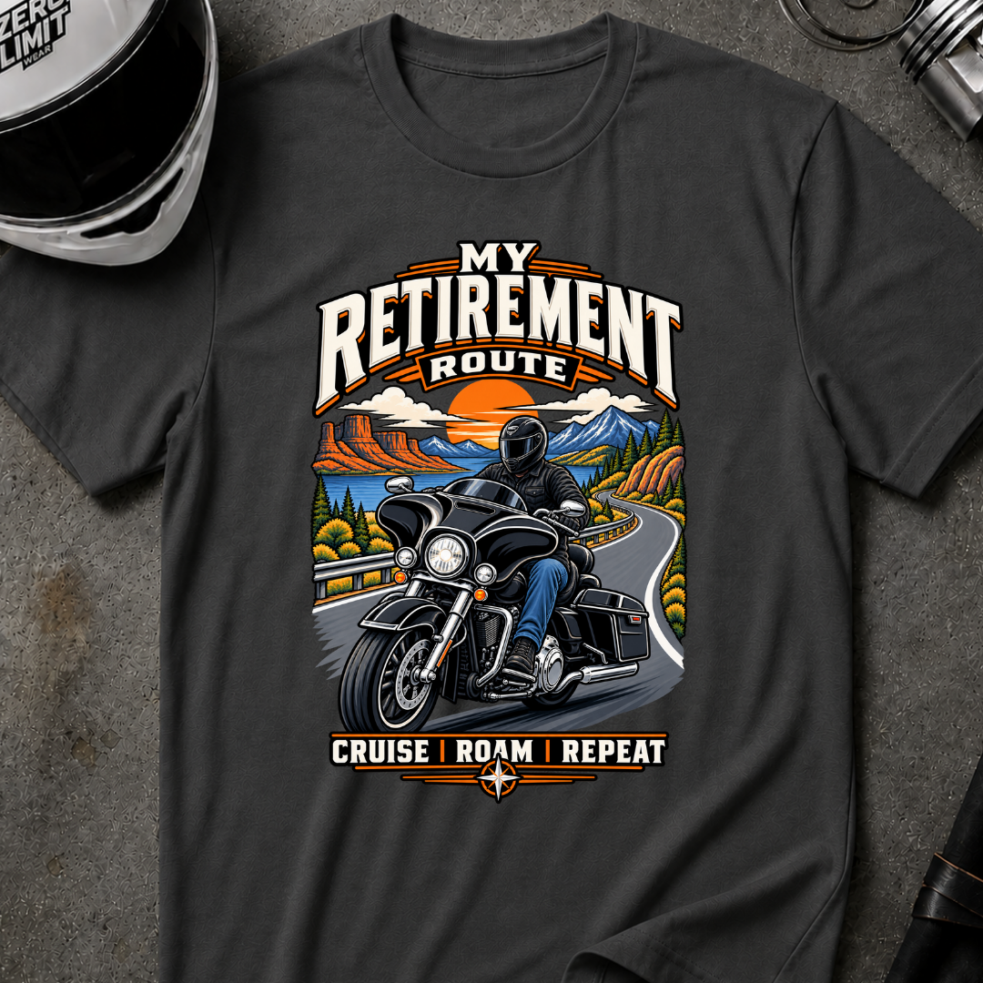 RETIREMENT ROUTE T-SHIRT