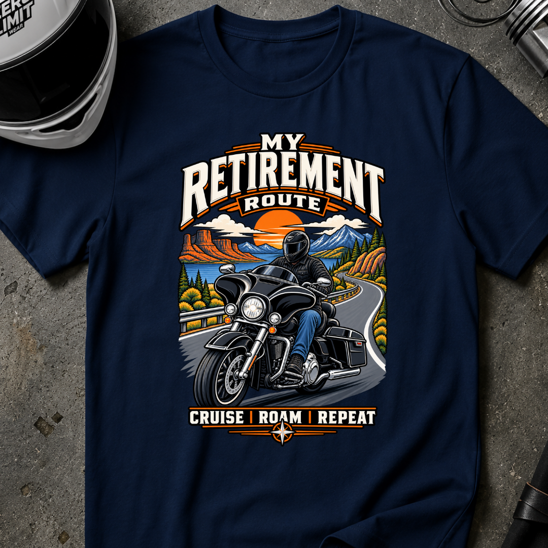 RETIREMENT ROUTE T-SHIRT
