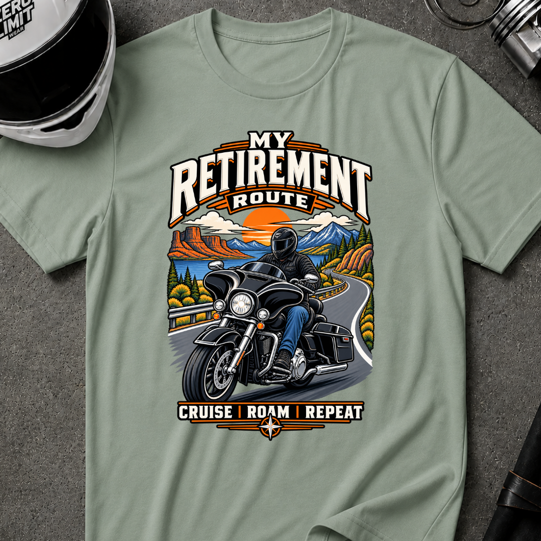 RETIREMENT ROUTE T-SHIRT